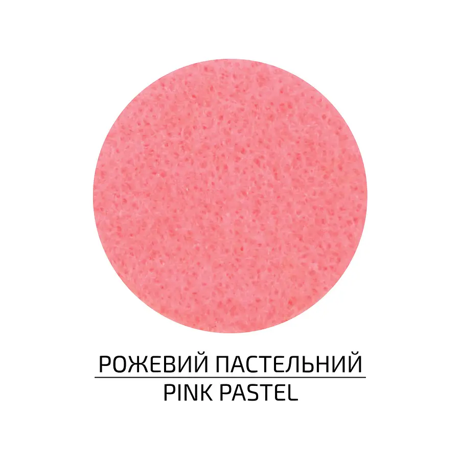 Фетр листковий, поліестер Rosa Talent 21, 5х28 см Рожевий пастельний 180г/м2 - фото 3