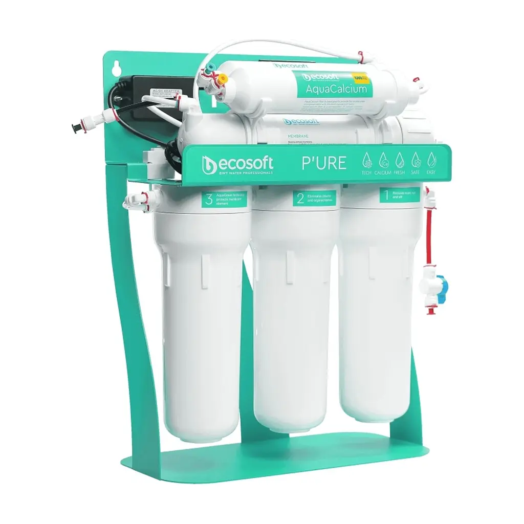 Система фільтрації води Ecosoft P''URE AquaCalcium Mint з помпою (MO675PSMACECO) - фото 2