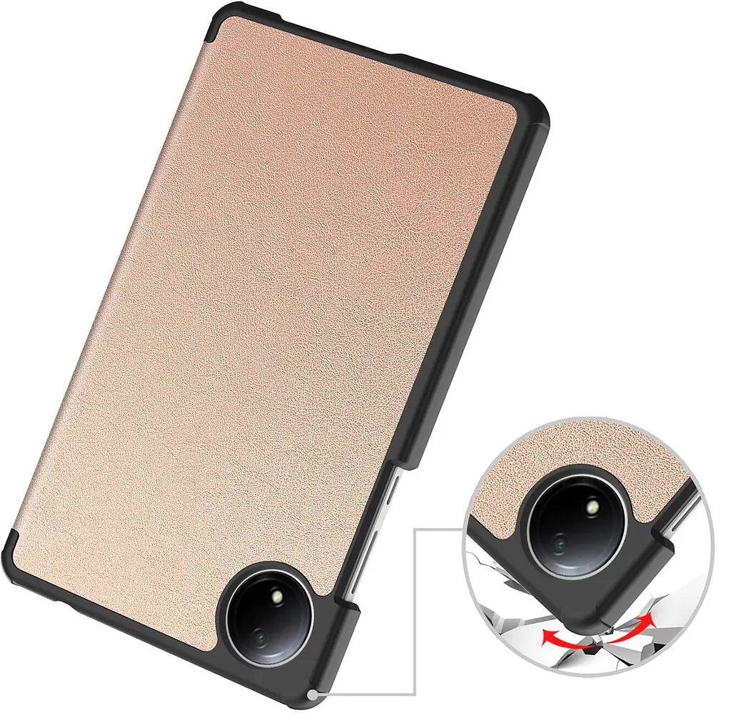 Чохол BeCover Smart Case для Xiaomi Redmi Pad SE 8.7" Рожево-золотистий (711909) - фото 3