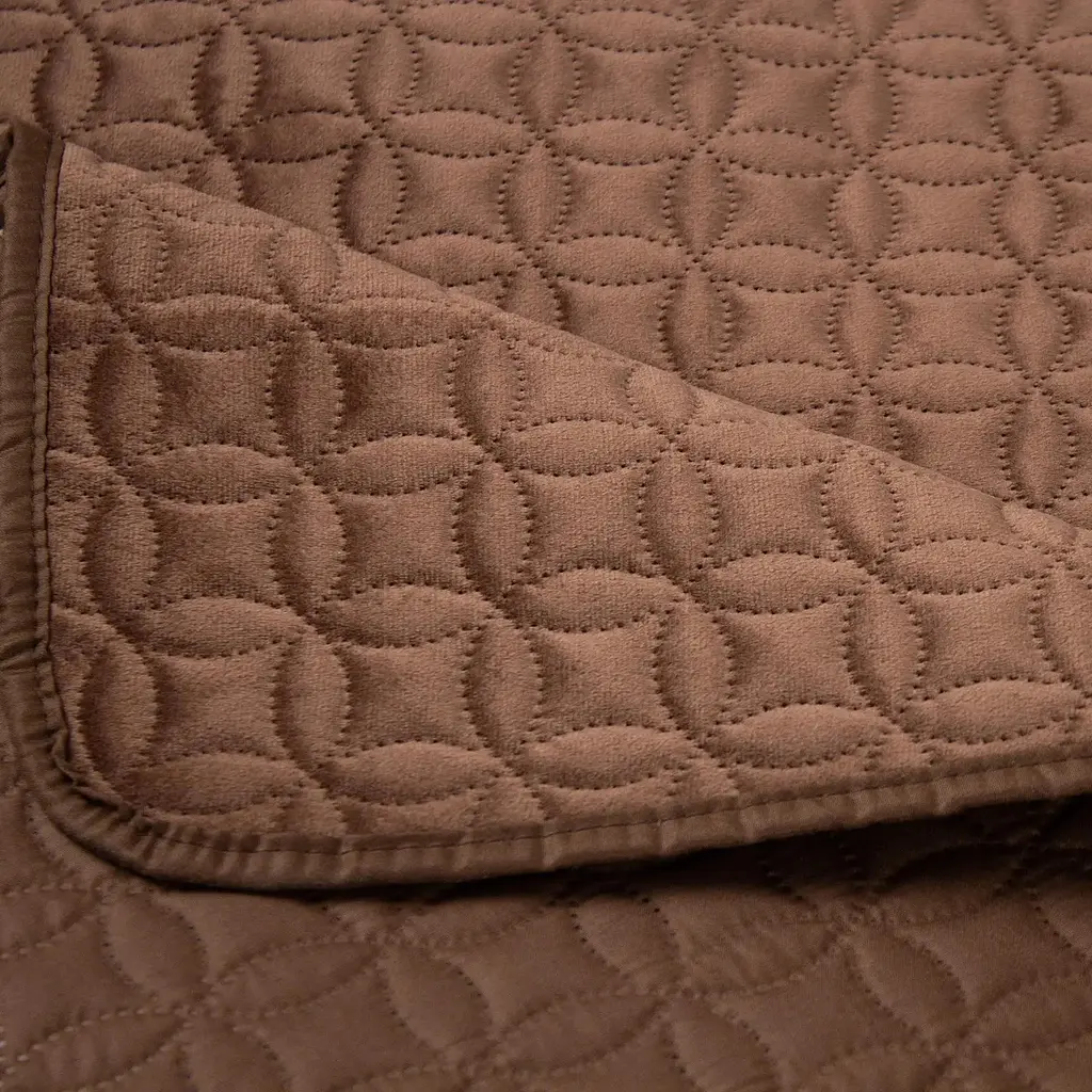 Покривало ТЕП Velour Мозаїка 220x240 см коричневий (4-00517_36186) - фото 5