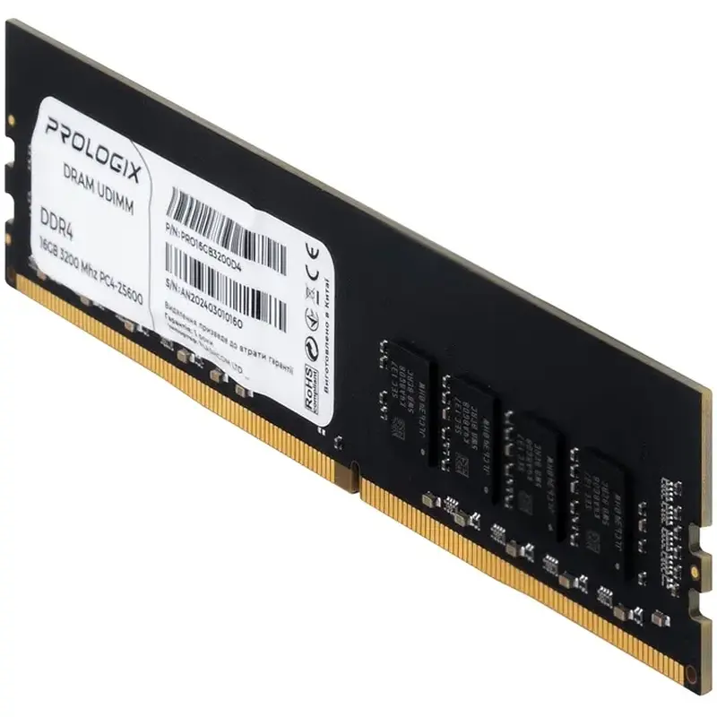 Оперативна пам'ять Prologix DDR4 16GB 3200 MHz (PRO16GB3200D4) - фото 3