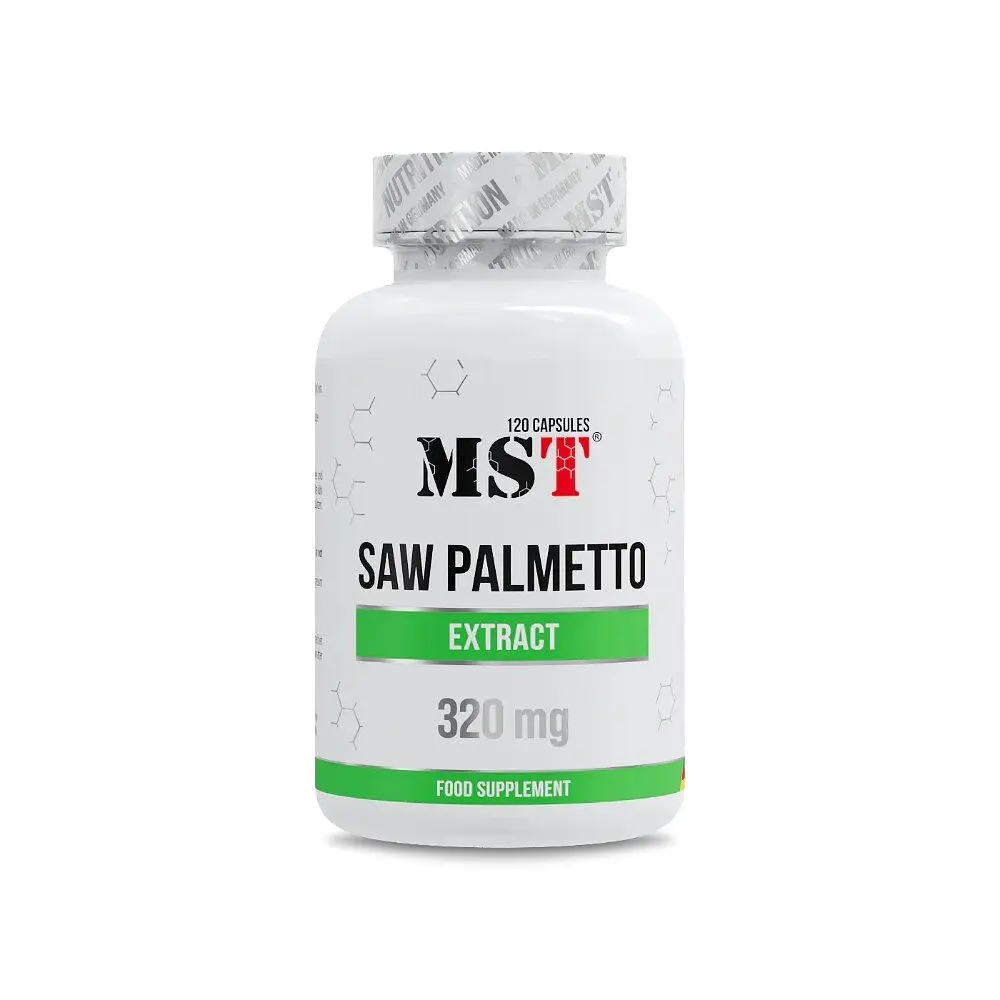 Екстракт сереноа MST Nutrition Saw Palmetto Extract 320 mg, 120 капсул