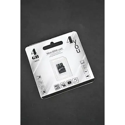 Micro SD 4Gb 4you Class 4 без адаптера