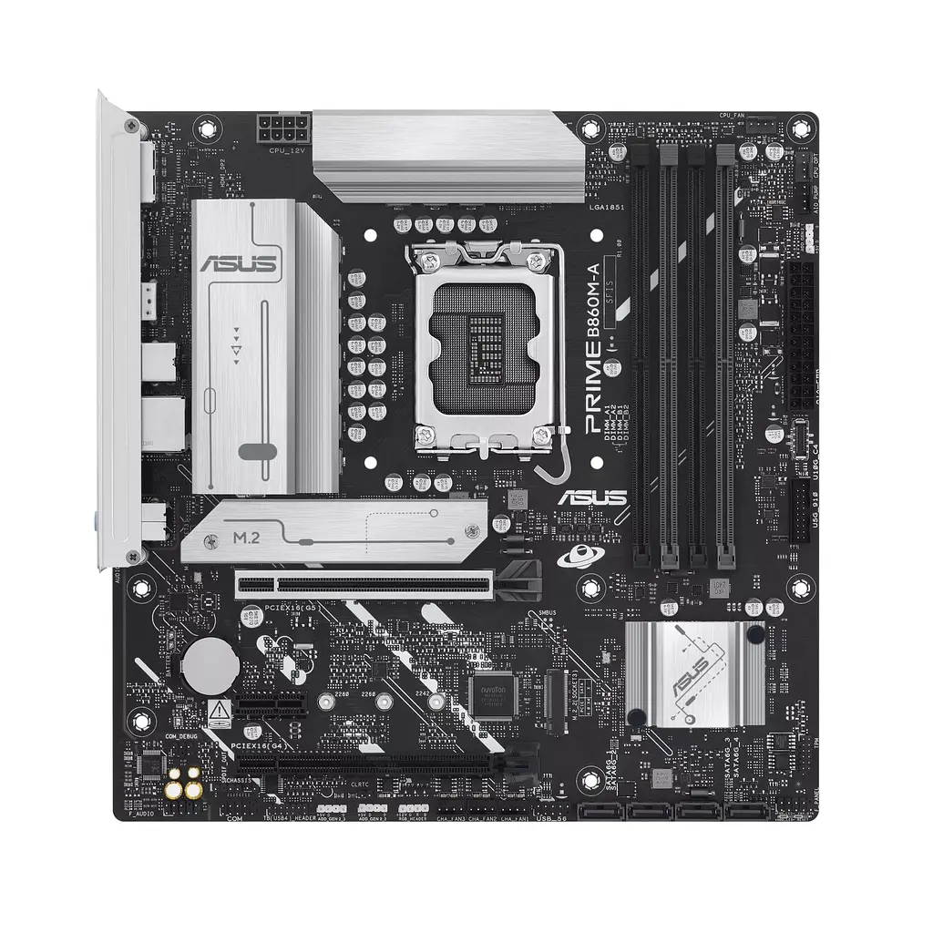 ASUS Материнська плата PRIME B860M-A-CSM s1851 B860 4xDDR5 M.2 DP HDMI mATX