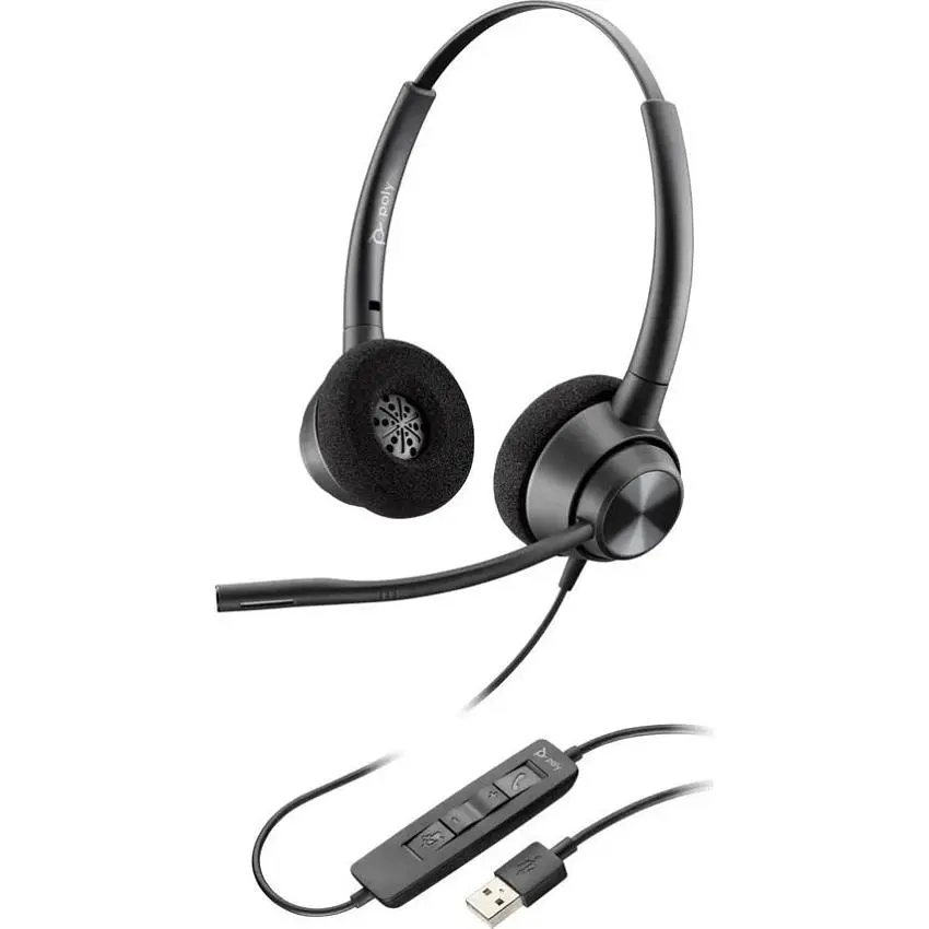 Гарнітура Poly EncorePro 320 USB-A Stereo (767G0AA) - фото 2