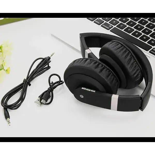 Накладні навушники XPRO Wireless Bluetooth Wireless SY BT1602 бездротові для комп'ютера чорні (24387-BT1602_367) - фото 4