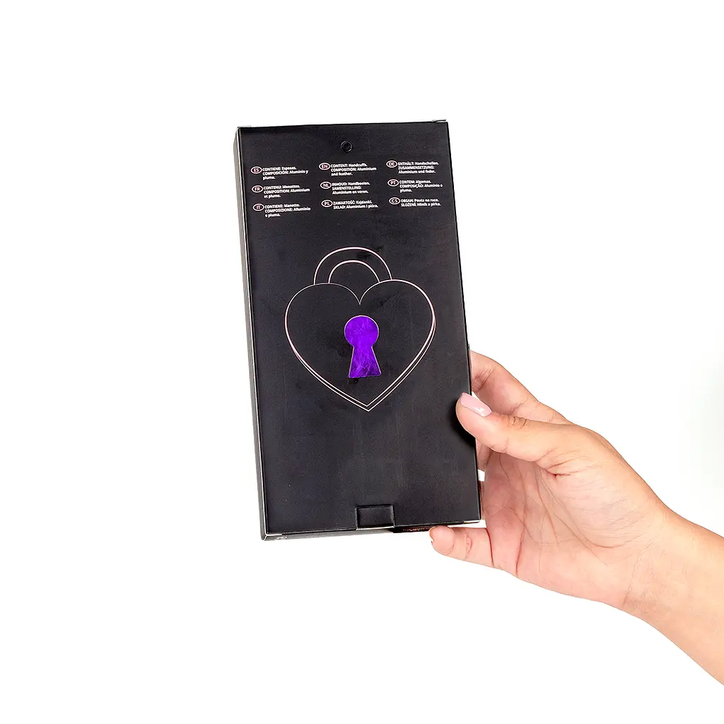 Наручники - Secret Play Feather Handcuffs Purple - фото 4