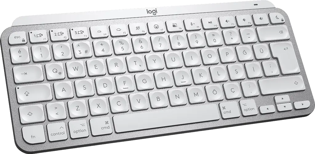 Клавіатура бездротова Logitech MX Keys Mini For Mac Pale Grey (920-010526) - фото 2