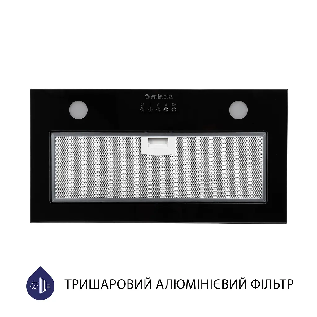Витяжка повновбудована MINOLA HBI 5262 BL GLASS 700 LED - фото 8