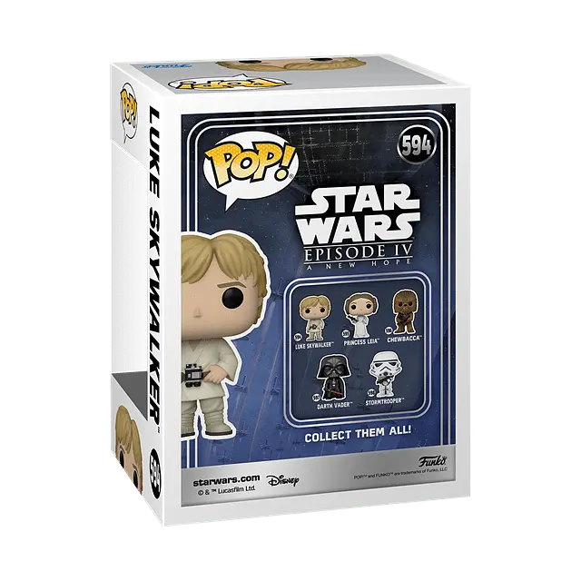 Фигурка Фанко Поп Звездные Войны Люк Скайуокер Funko Pop Star Wars Luke Skywalker SW LS 494 - фото 3