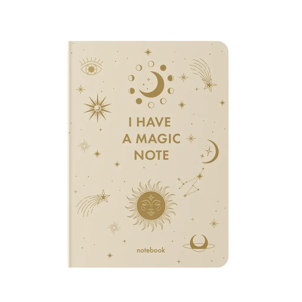 Блокнот у клітинку «I HAVE A MAGIC NOTE» бежевий
