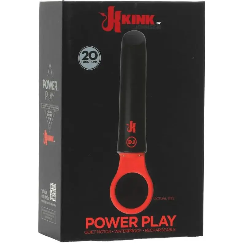 Вібратор Doc Johnson Kink - Power Play With silicone Grip Ring - фото 2