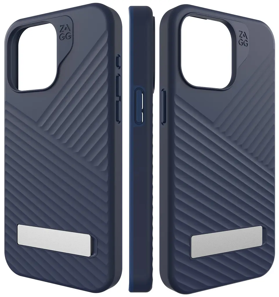 Протиударний чохол із підставкою ZAGG Gear4 Denali MagSafe для iPhone 15 Pro Navy - фото 8
