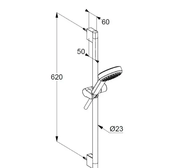 Душовий гарнітур Kludi Dive 1S 6861005-00 - фото 2