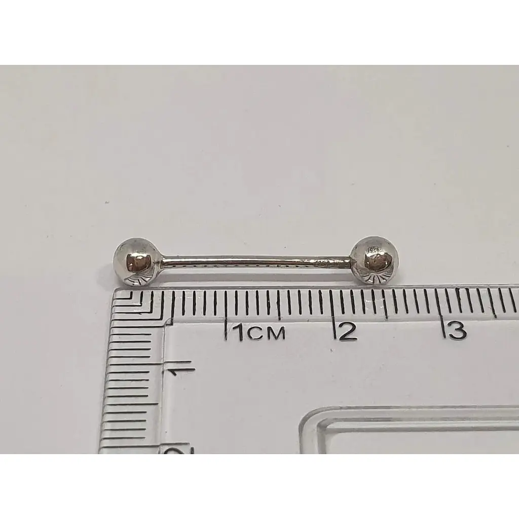 Серебряная серьга для пирсинга Dear универсальная. 7003С - фото 2