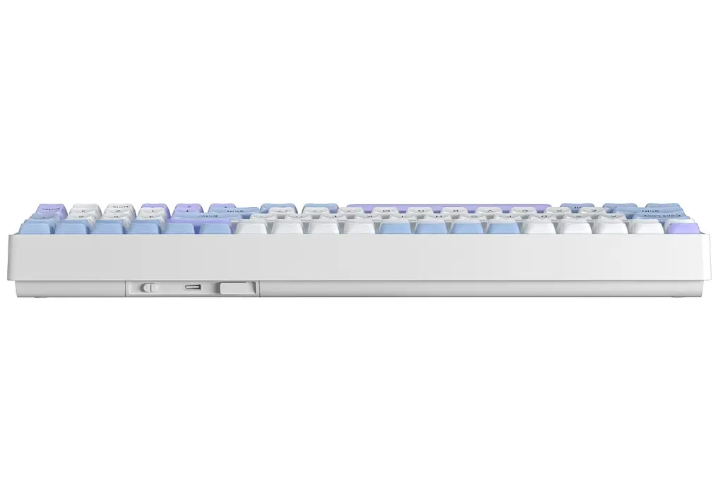 Клавиатура игровая механическая Aula S-100 PRO Wireless White-Blue ENG/UKR Red Switch Hot-Swap USB, 2.4G, Bluetooth - фото 3