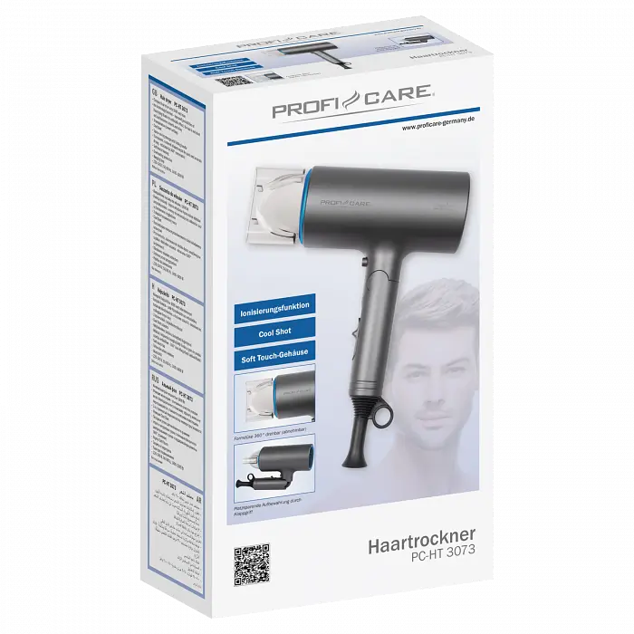 Фен Profi Care PC-HTD 3073 Blue - фото 8