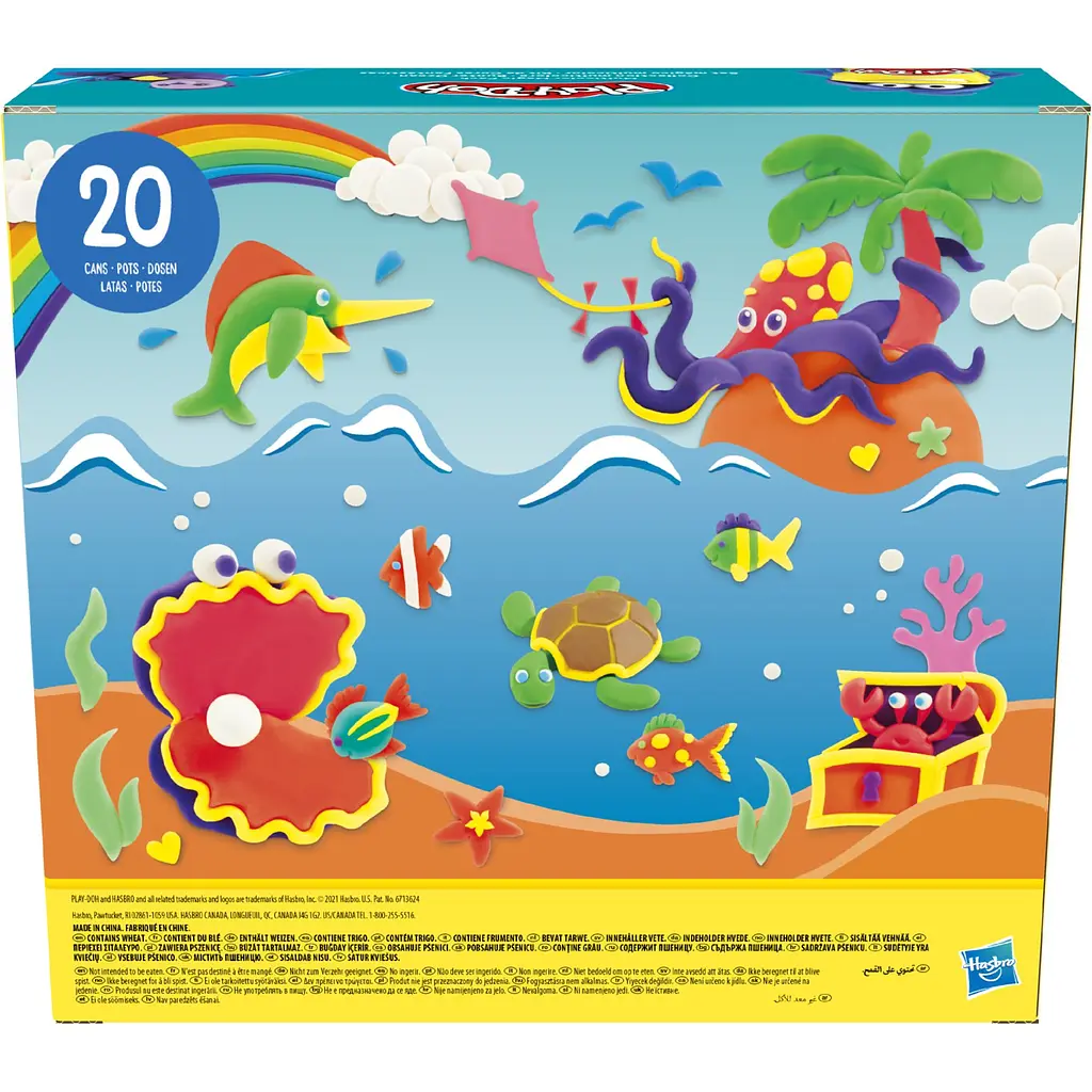 Набір маси для ліплення Hasbro Play-doh 20 баночок (F2829) - фото 3