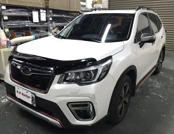 Дефлектор капота мухобойка HIC для Subaru Forester 2018- Оригінал (FH-SUB27) - фото 2