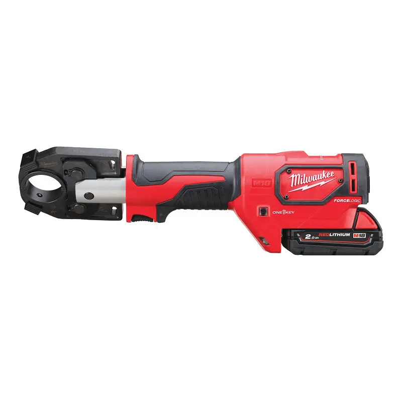 Обтискач гідравлічний акумуляторний для кабелів MILWAUKEE, M18 HCCT-201C, 53кН (зарядний.пристрій M12-18 FC, 1 акумулятор М18 - фото 10