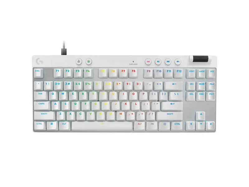 Клавіатура Logitech G Pro X TKL Rapid Linear White (920-013242)