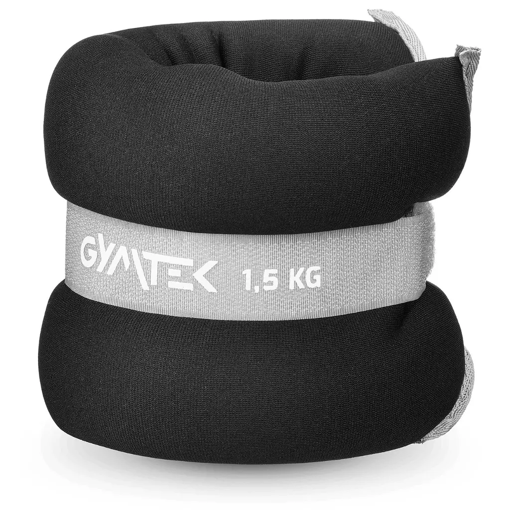 Обважнювачі Gymtek для рук і ніг 2 х 1,5кг чорний - фото 4