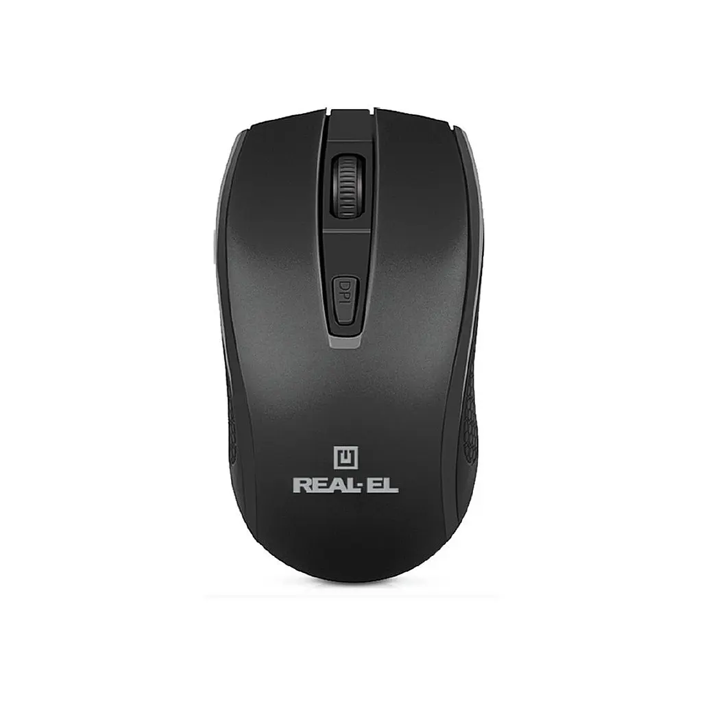 Мишка REAL-EL RM-308 Wireless Black (EL123200033) - фото 8