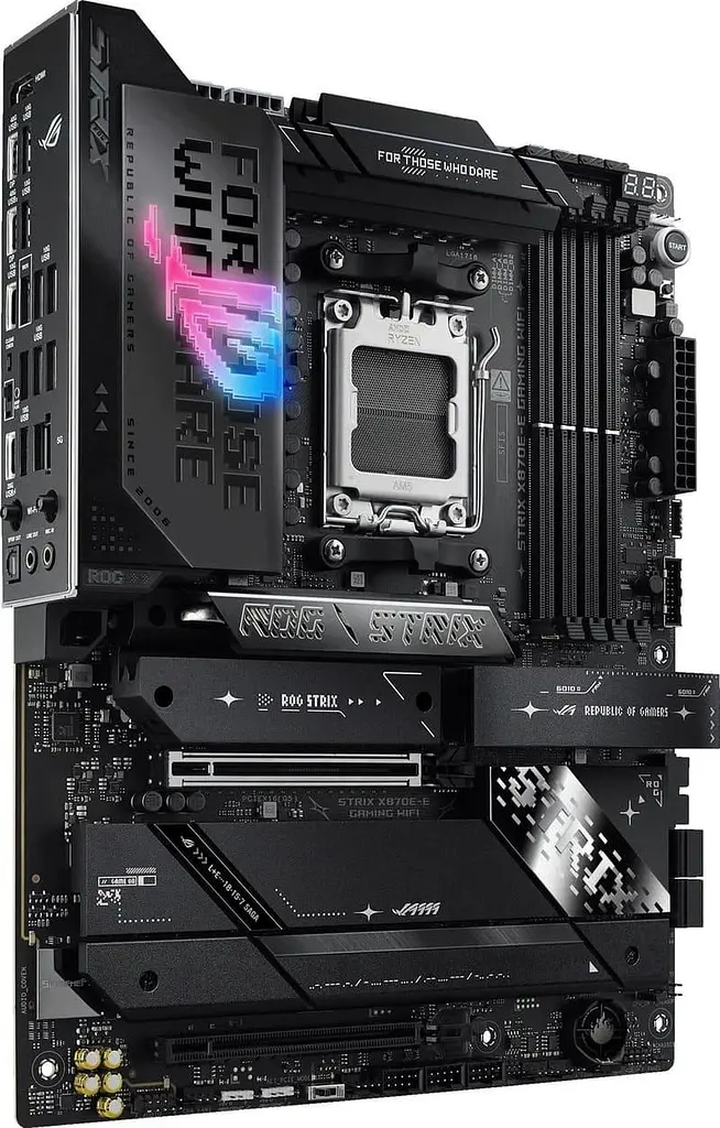 Материнська плата ASUS ROG STRIX X870E-E GAMING WIFI (ROG STRIX X870E-E GAMING WIFI) (Socket AM5, AMD X870E, ATX) - фото 3