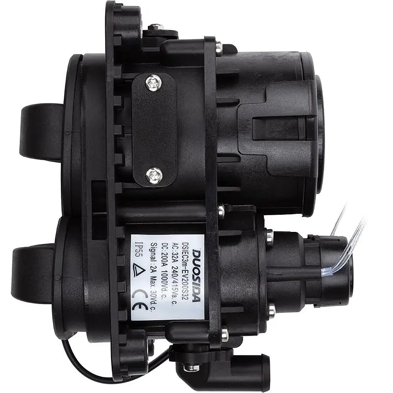 Розетка Duosida для електромобілiв CCS Combo 2 (Male), 200A, 32A, 3-фазний - фото 2