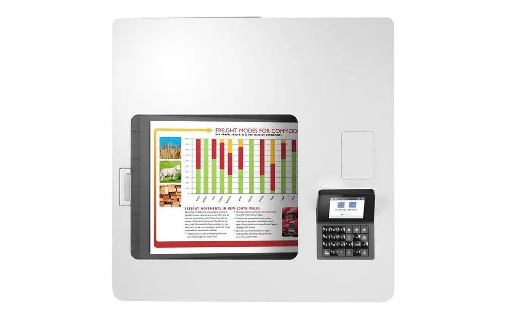 Принтер HP Color LJ Enterprise M554dn (7ZU81A) - фото 4