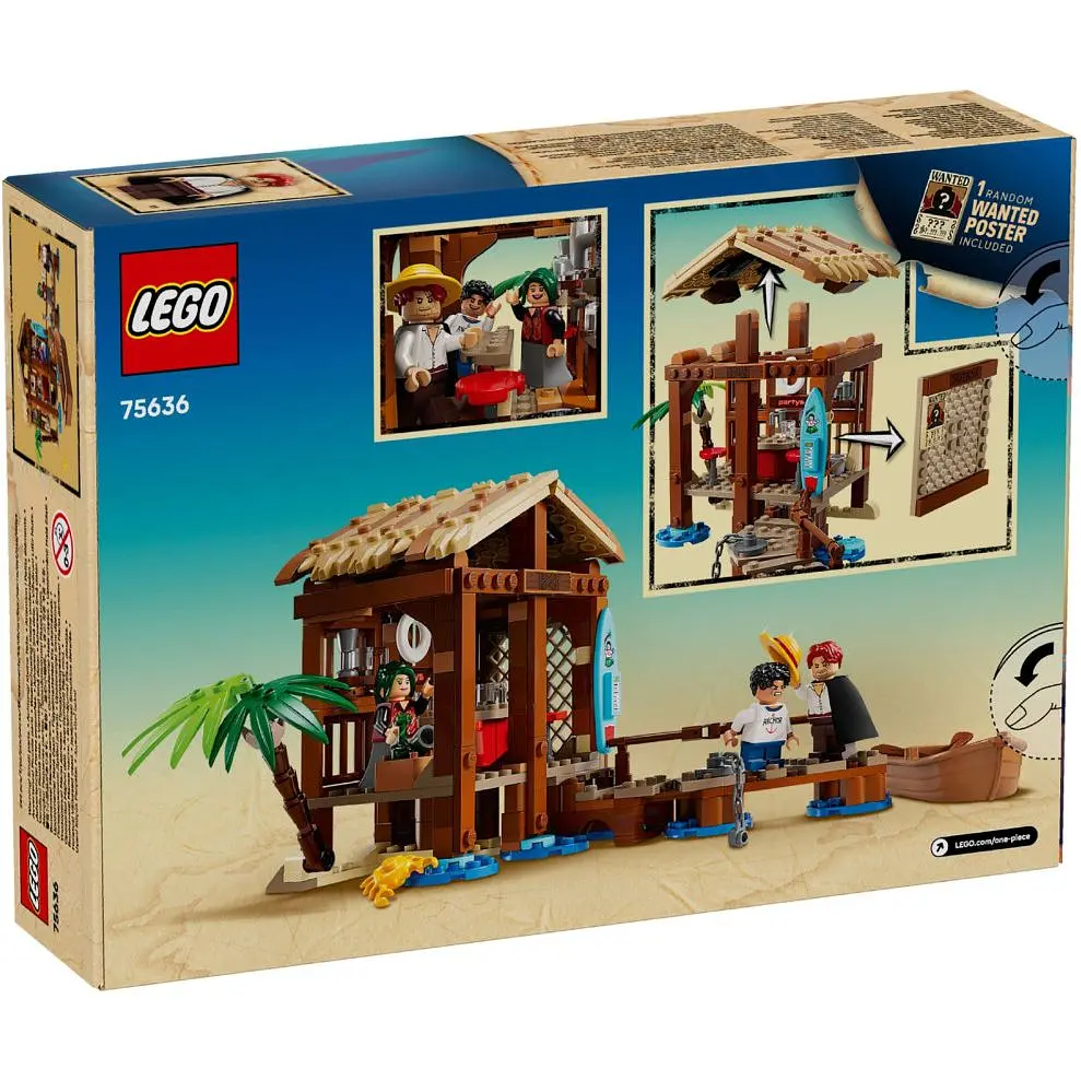 Конструктор LEGO One Piece Хижина в Поселке Ветряков 229 деталей (75636) - фото 7