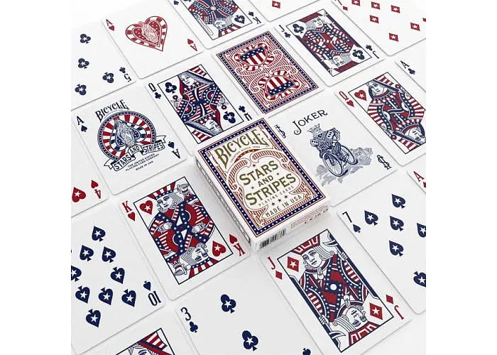 Карты игральные United States Playing Card Company Bicycle Stars and Stripes (ВР_КГБСС) - фото 3