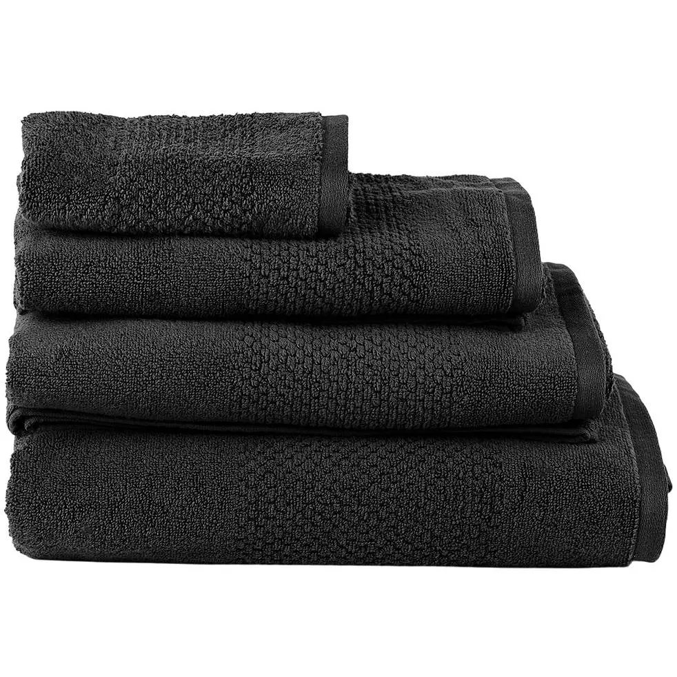 Рушник МВМ My Home Бриз 30х50 см S темно-сірий (BT-01 S DARK GRAY)