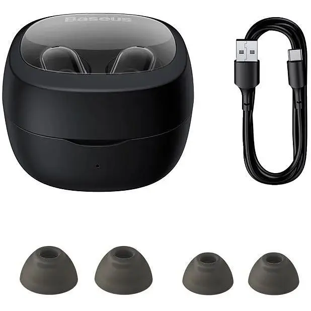 Навушники Baseus Bowie WM02 True Wireless Earphones чорні - фото 6