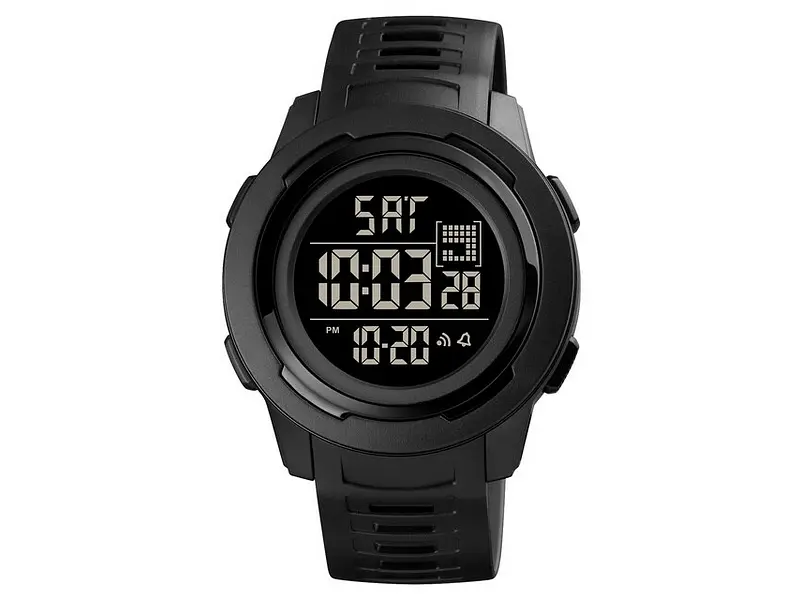 Наручний годинник чоловічий 1731BKBK Black-Black Skmei acs0030616 - фото 2