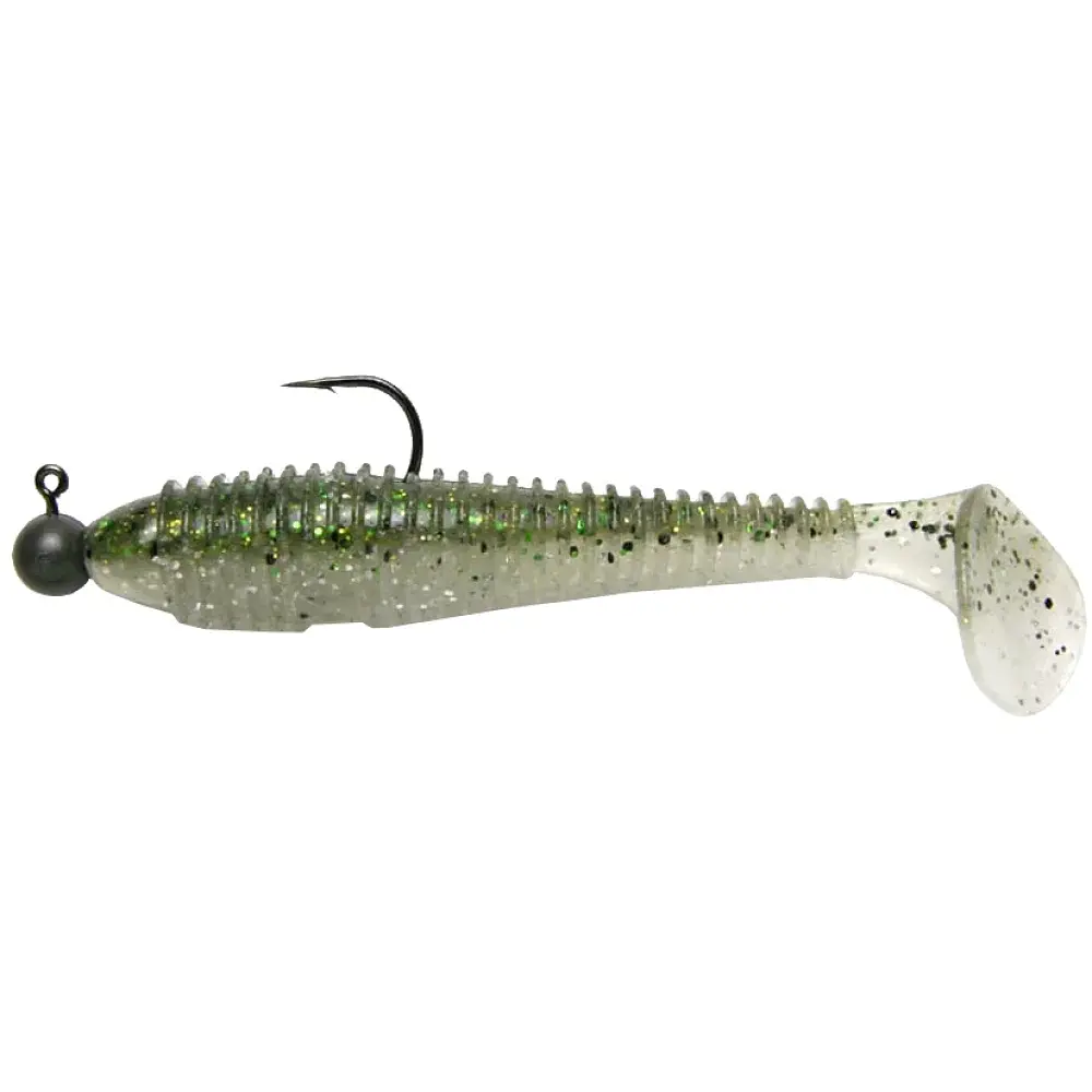 Силикон Keitech Swing Impact Fat 6.8" EA#19 electric chart shad (3 шт/уп) - фото 5