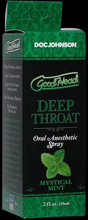 Спрей для мінету Doc Johnson - Good Head Deep Throat Spray Mystical Mint, 59 ml Doc Johnson SO2799 89716 - фото 3