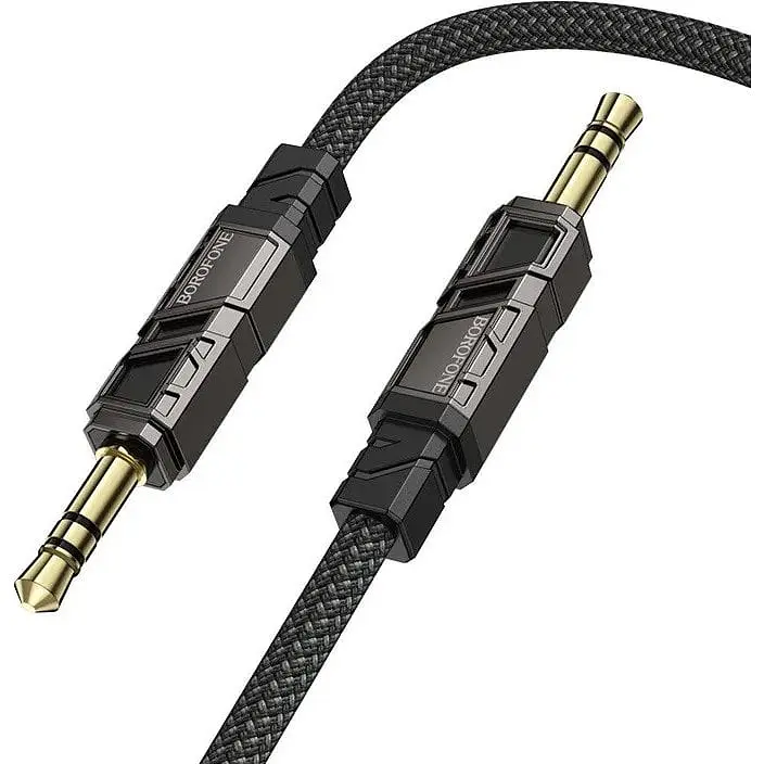 Аудіокабель Borofone BL22 Dignity audio cable AUX чорний