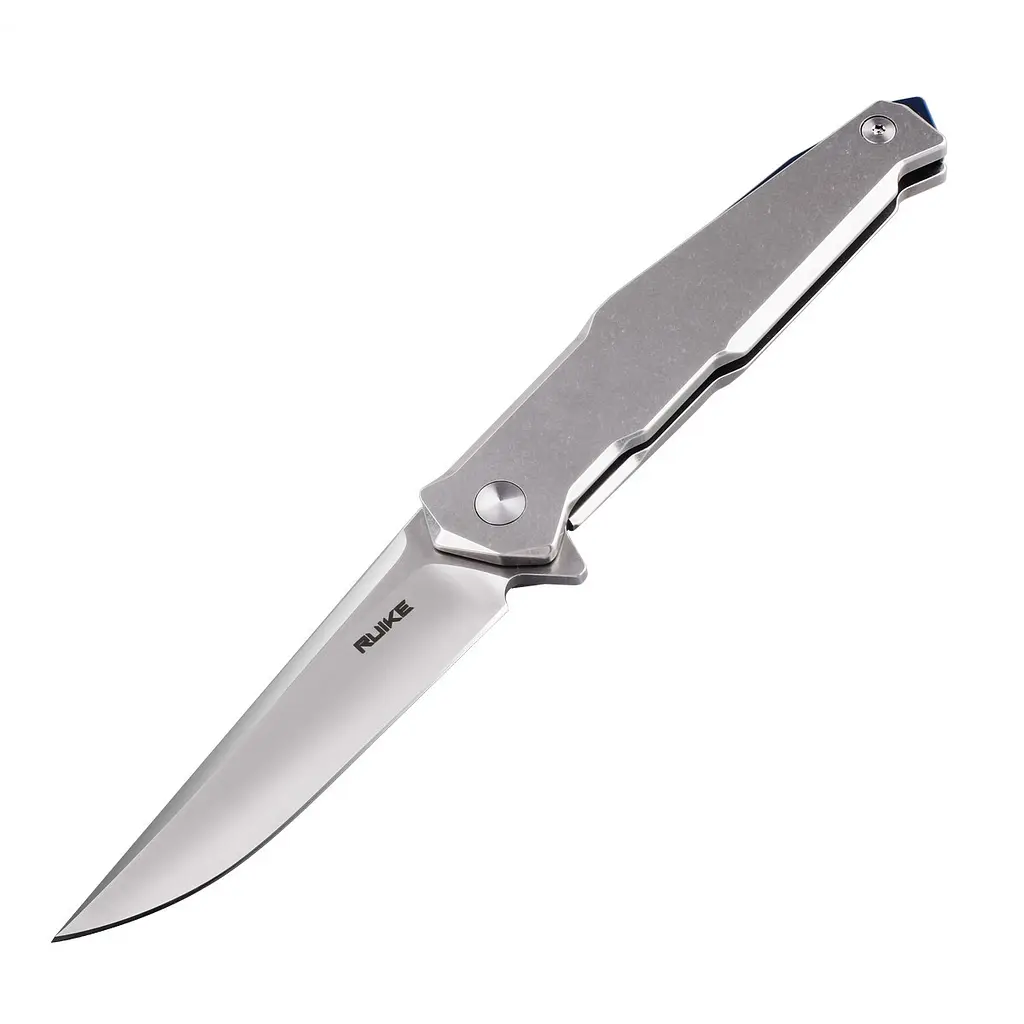 Ніж складаний туристичний Ruike P108-SF, (8.8 см) 14C28N/3cr14n сірий