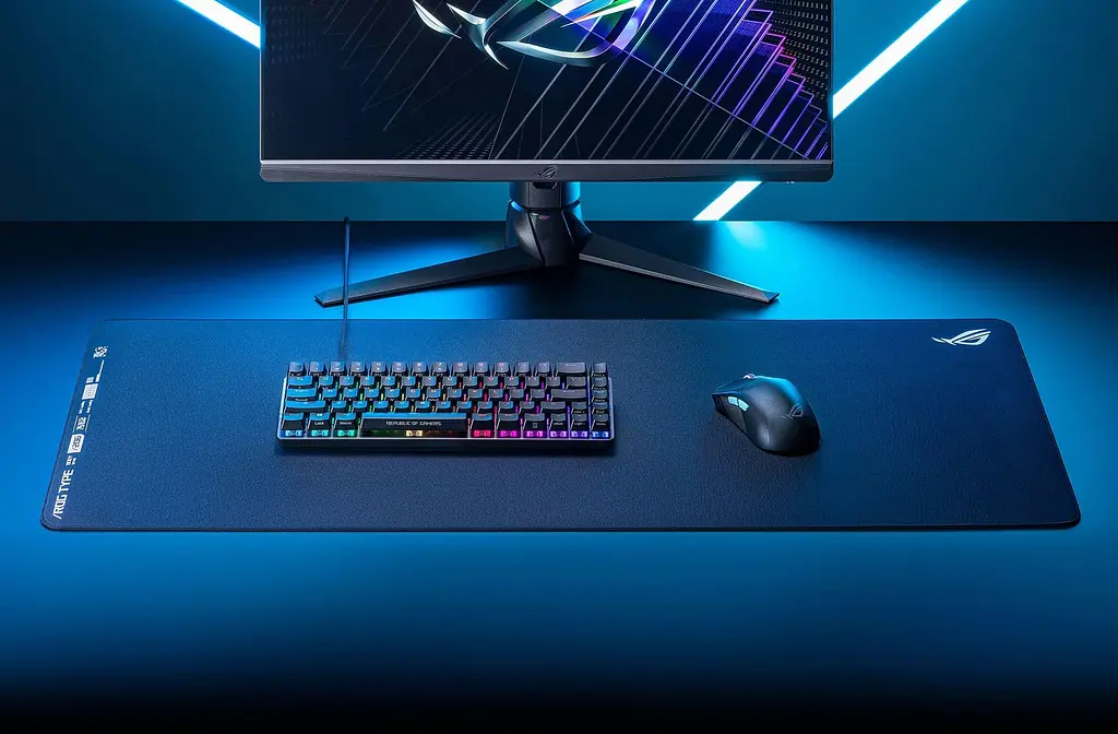 Ігрова поверхня ASUS ROG Hone Ace XXL Aim Lab Edition Black (90MP03G0-BPUA00) - фото 2