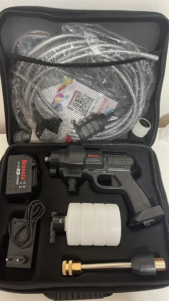 Мийка високого тиску з акумулятором, Bravolu MAX 430 PSI Hid - фото 2