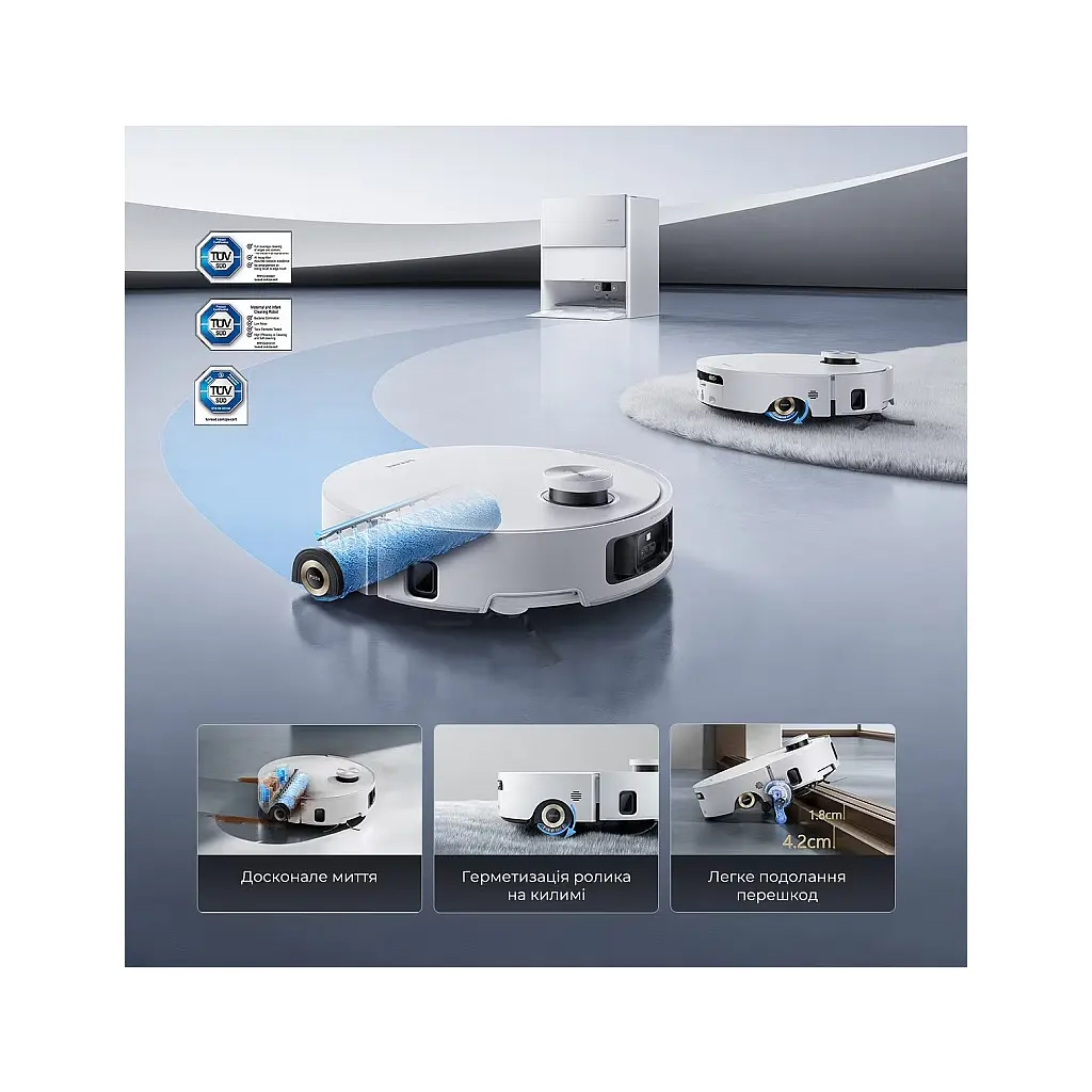 Пилосос Dreame Aqua 10 Roller Black (RLH31CE-BL) - фото 10