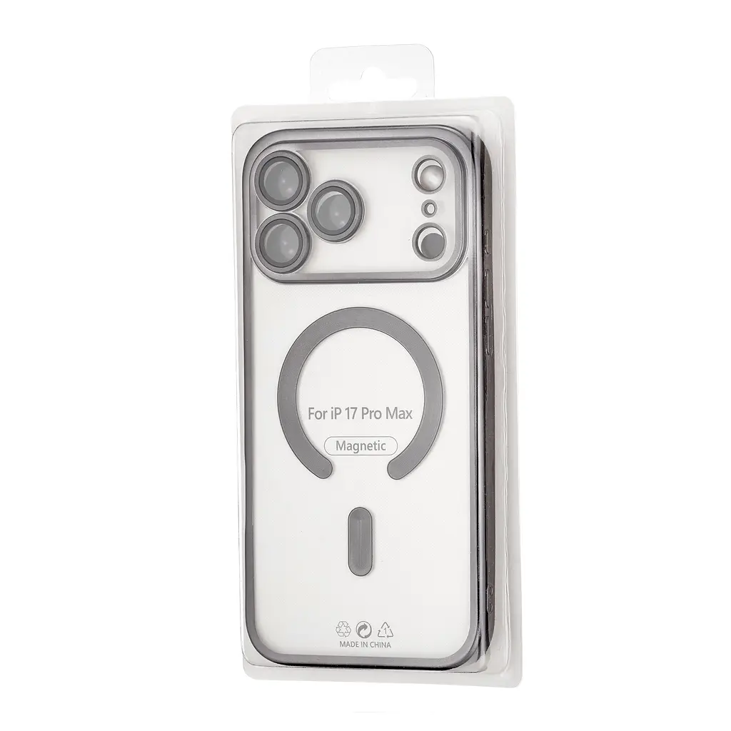 Чохол Ductil Metallic Edge with MagSafe (Protected Camera & Lens) iPhone 17 Pro Max Black - фото 2