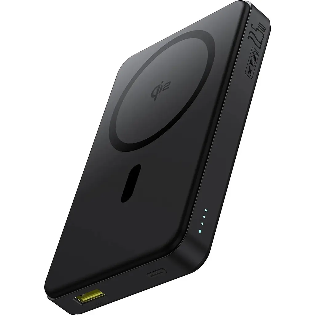 Портативный аккумулятор Baseus Airpow II Qi2 Magnetic 22.5W 10000mAh cosmic black (P10080000123-00) - фото 3