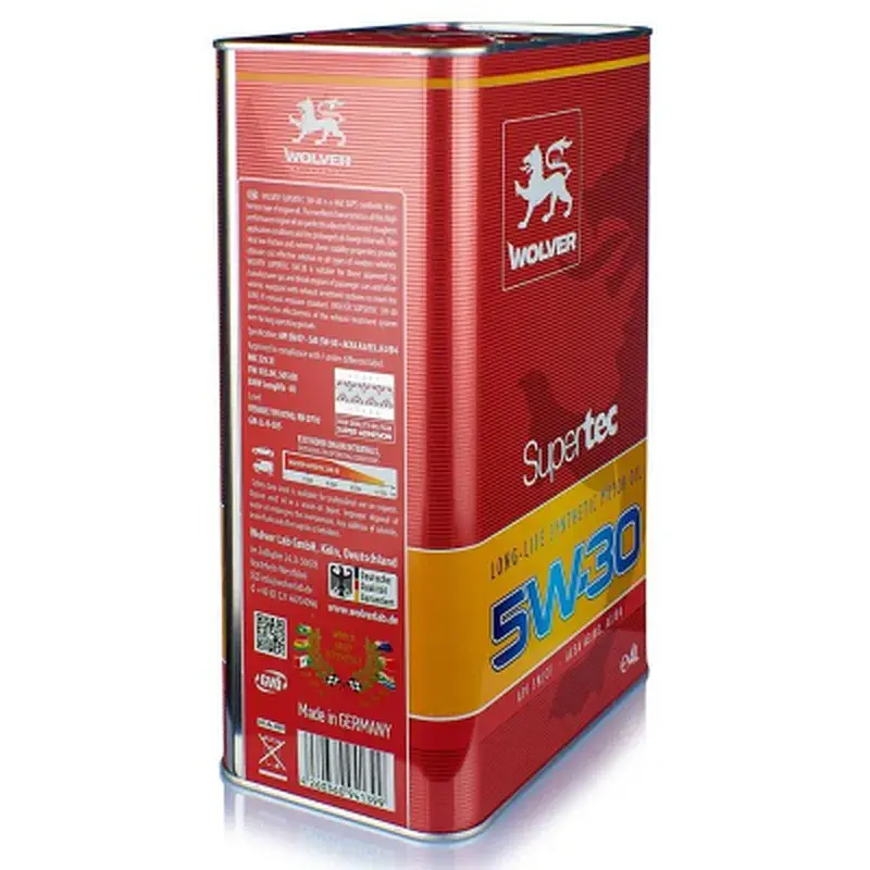 Моторна олива Wolver Supertec 5W-30 4л (4260360941399) - фото 2