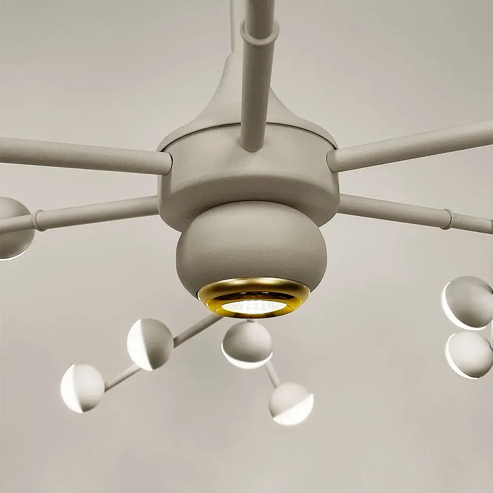 Люстра-молекула в белом на 36 светодиодов | Ст. SP 06/36 WT | Line F - фото 4