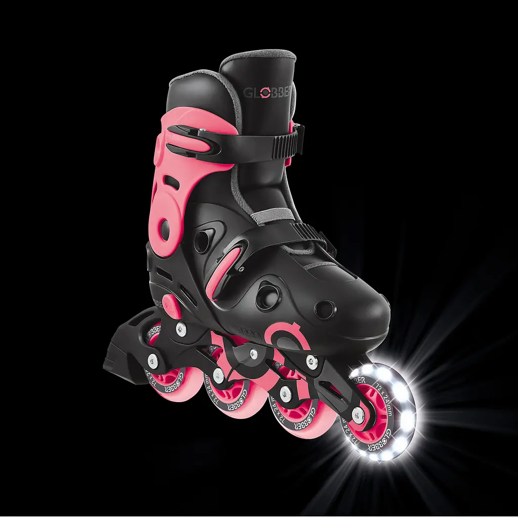 Роликові ковзани Globber Go Scates Lights р.34-37 до 60 кг 5+ років коралові (785-110) - фото 5