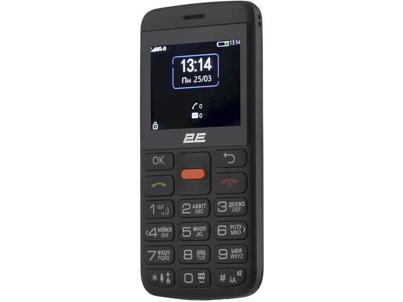 Мобільний телефон (бабусефон) 2E T180 MAX Black (688130251051) - фото 2