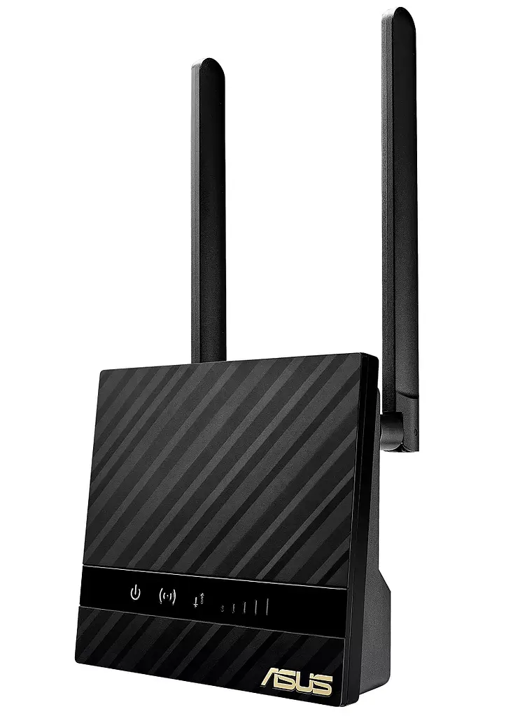 Роутер Asus 4G-N16, Black, WiFi (2.4GHz до 300 MB/s), 1xGLan, 1хSIM-card 3G/4G, 2 всеспрямовані незнімні антени - фото 2