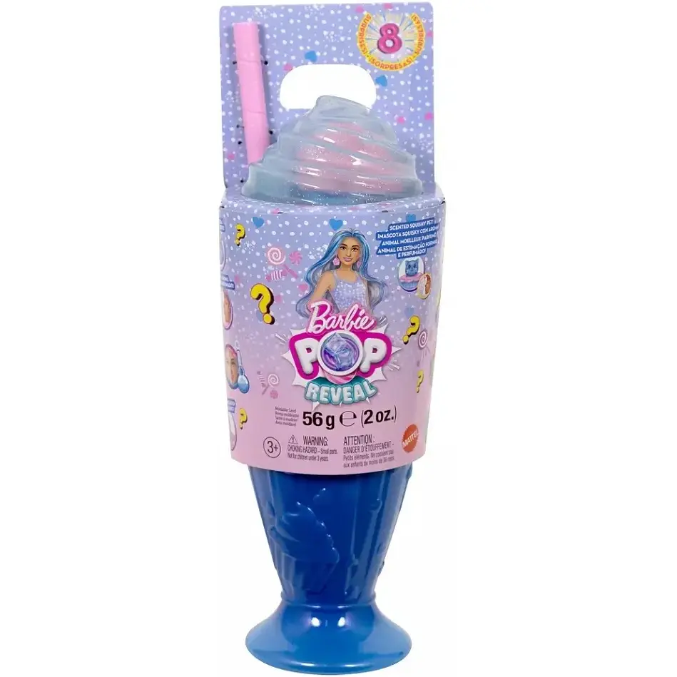 Кукла Barbie Pop Reveal серии Любимые сладости – голубой милкшейк (JFY61) - фото 5